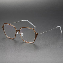 Acetate/Titanium Glasses 6621 - Wide Size