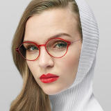 Acetate/Titanium Glasses 6558 - Wide Size