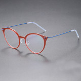 Acetate/Titanium Glasses 6548 - Medium Size