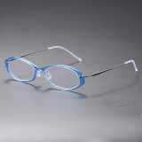 Acetate/Titanium Glasses 6509 - Wide Size