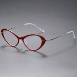 Acetate/Titanium Glasses 6550 - Wide Size