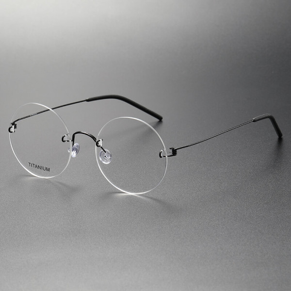 Rimless Titanium Glasses 356 - Medium Size