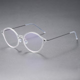 Acetate/Titanium Glasses 6558 - Wide Size