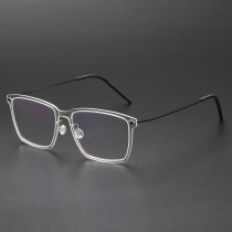 Acetate/Titanium Glasses 6505 - Wide Size