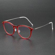 Acetate/Titanium Glasses 6506 - Wide Size