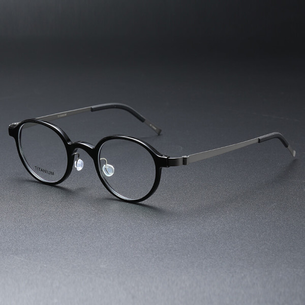 Acetate/Titanium Glasses 1011 - Wide Size