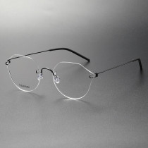 Rimless Titanium Glasses 2375 - Large Size