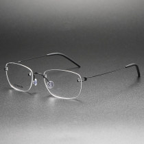 Rimless Titanium Glasses 297 - Large Size