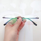 Rimless Titanium Glasses HS921A021 - Large Size