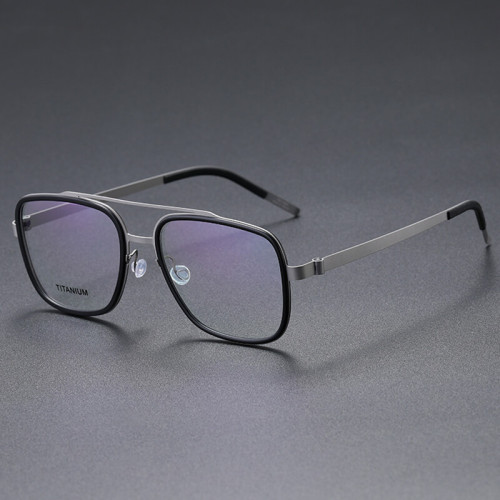 Acetate/Titanium Glasses 9911 - Wide Size