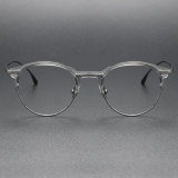 Browline Titanium Glasses LEPUS