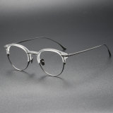 Browline Titanium Glasses LEPUS