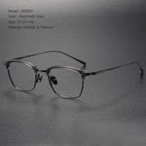 Acetate & Titanium Eyeglasses LE0353