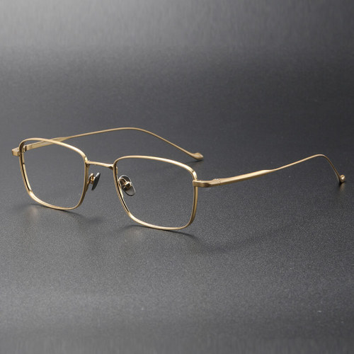 Best Progressive Glasses Online - Rectangle Titanium Eyeglasses Frame LE0285 - Medium Size