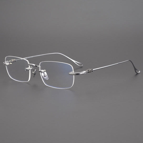 Rimless Titanium Eyeglasses LE0088