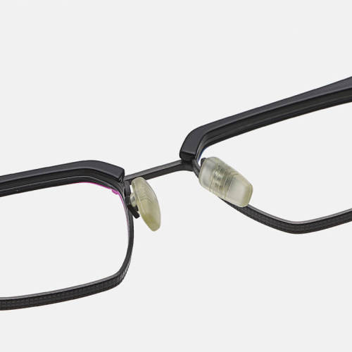 Best Progressive Glasses - Browline Titanium Eyeglasses Frame LE0310 - Large Size