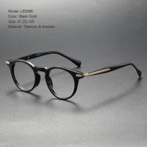 Titanium & Acetate Eyeglasses LE0066