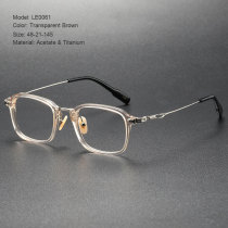 Acetate & Titanium Eyeglasses LE0061
