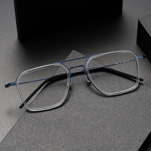 Acetate & Titanium Eyeglasses LE0103