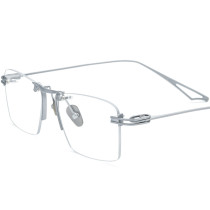 Pure Titanium Rimless Eyeglasses LE0676