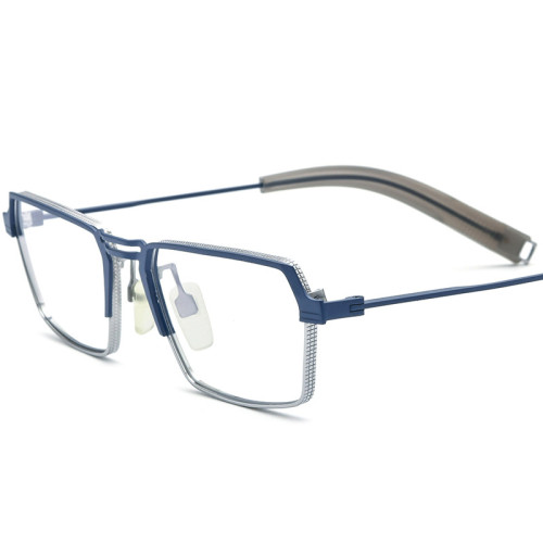 Progressive Spectacles Online - Browline Glasses Frame LE0687 - Large Size