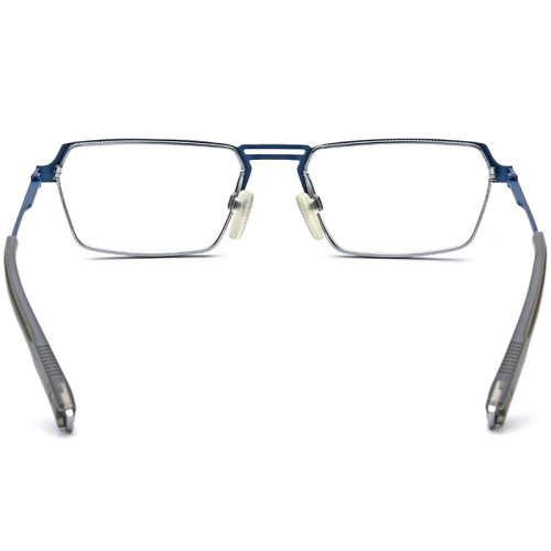 Progressive Spectacles Online - Browline Glasses Frame LE0687 - Large Size