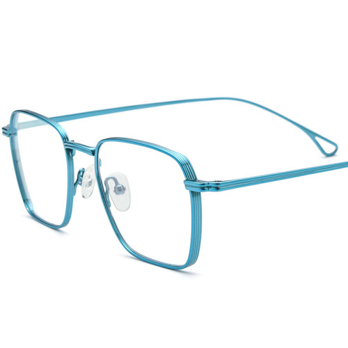 Multifocal Eyeglasses - Square Titanium Eyeglasses Frame LE0591 - Large Size