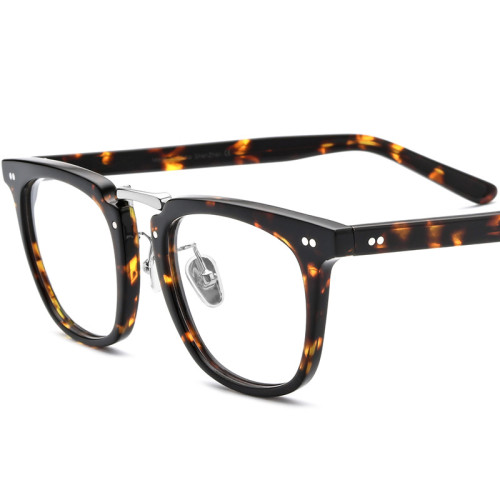 Multifocal Spectacles - Square Acetate Glasses Frame LE0622 - Large Size