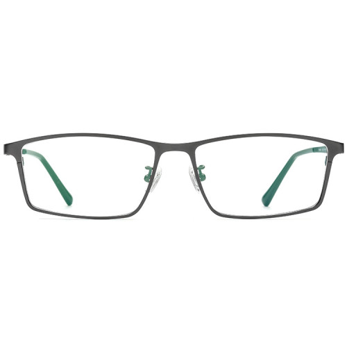 Premium Progressive Glasses - Rectangle Titanium Glasses Frame LE0570 - Oversized