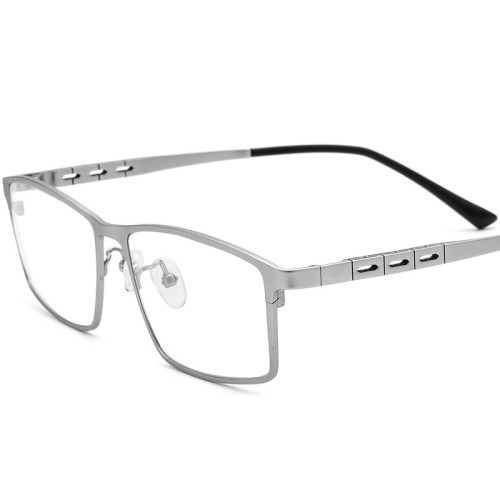 Premium Progressive Glasses - Rectangle Titanium Glasses Frame LE0570 - Oversized