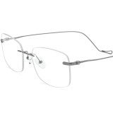 Pure Titanium Rimless Eyeglasses LE0517