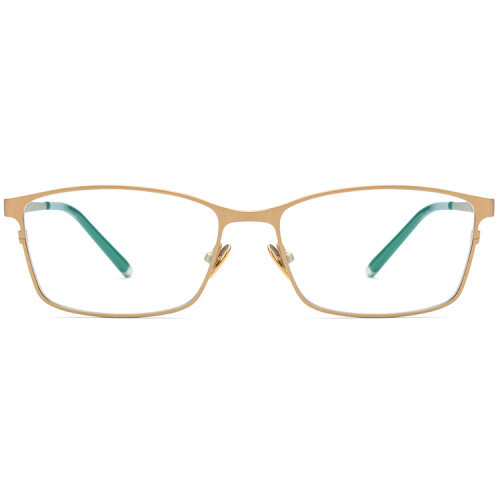 Best Progressive Readers - Rectangle Titanium Eyeglasses LE0537 - Large Size