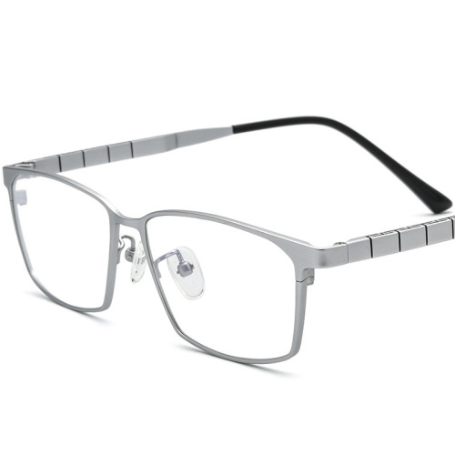 Best Frames for Progressive Glasses - Rectangle Titanium Eyeglasses LE0547 - Oversized