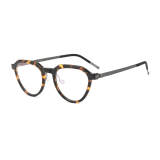 Olet Prescription Glasses Acetate & Titanium Eyeglasses Medium Size LT1046