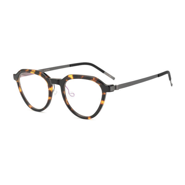 Olet Prescription Glasses Acetate & Titanium Eyeglasses Medium Size LT1046
