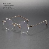 Pure Titanium Eyeglasses LE1089 - Rx Lenses