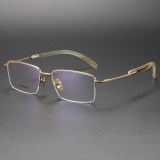 Horn & Titanium Eyeglasses LE1042 - Optical Frames