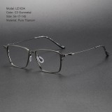 Pure Titanium Eyeglasses LE1034 - Oversized Prescription Glasses