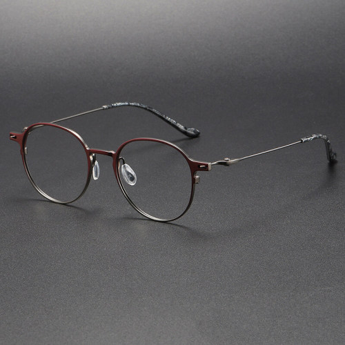 Pure Titanium Eyeglasses LE1010 - Eyeglass Frames For Women