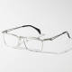Silver Oval Titanium Flip Up Prescription Glasses LE0031 - Sleek & Adaptable