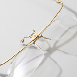 Silver Browline Titanium Flip Up Prescription Glasses LE0032 - Sleek & Adaptive