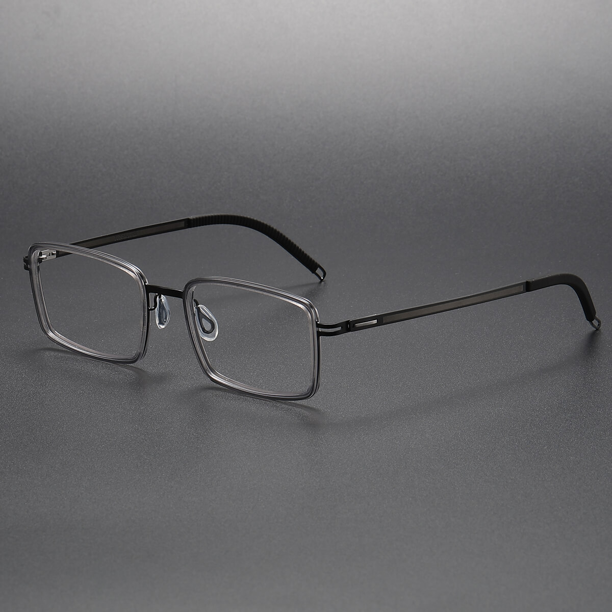 Reading Glasses for Men LE1093 Clear Rectangle Titanium Frame