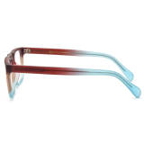 Brown Square Acetate Computer Glasses for Women LE0734 - Elegant & Functional