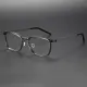 Progressive Readers with Clear Square Acetate & Titanium Frames LE1101 - Versatile & Clear