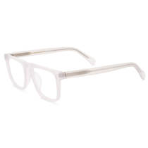 Clear Square Acetate Prescription Glasses Frames LE0734 - Chic & Durable