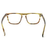 Unisex Tortoiseshell Square Acetate Blue Light Glasses for Men LE0734 - Stylish & Protective