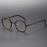 Geometric Glasses LE1065_Tortose & Black