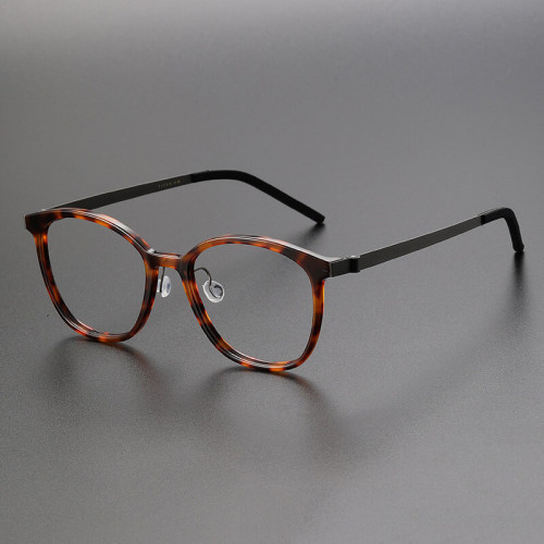 LE1050 Stylish Reading Glasses - Square Frame Tortoise Shell Design