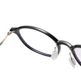 Transparent Frames for Glasses LE1049 - Modern Oval Clear Rim with Silver Arms