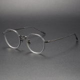 Adjustable Eyeglasses LE1019 - Round Titanium Frames for Perfect Fit